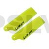 LX60474  Lynx Plastic Tail Blade 47 mm   Yellow Neon  300X